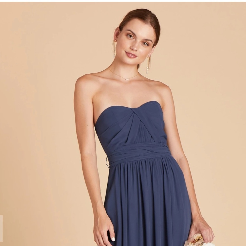 Birdy Grey Slate Blue Grace Convertible Dress